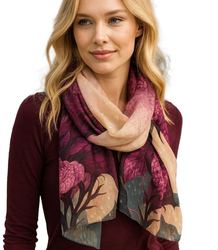 Women's patterned shawl 70x180