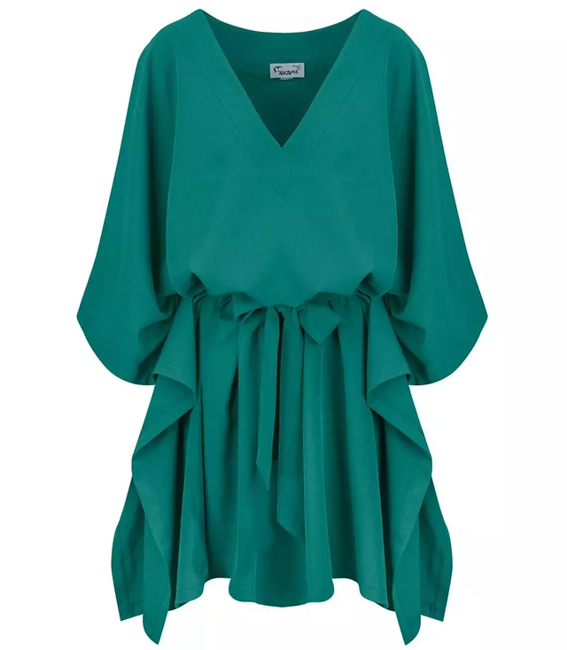 Beautiful tunic dress bat butterfly