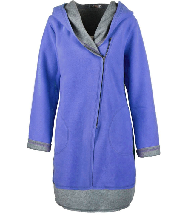 Women's warm parka fleece hoodie