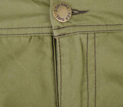 Straight Trousers Women's Cargo Trousers Olive