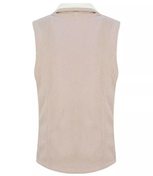 Women's short sleeveless fleece 2 colors