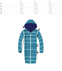 Women's insulated bomber jacket with quilting JAGNA
