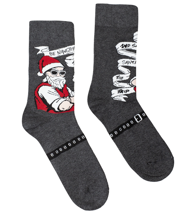 Men's Christmas socks - winter, warm, Christmas patterns