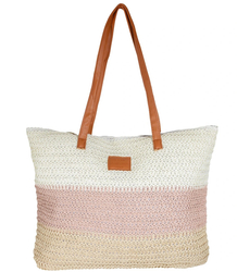 Mega large summer beach bag, braided, 3 colors