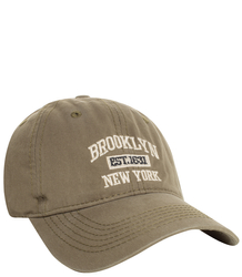 Unisex baseball cap with BROOKLYN embroidery