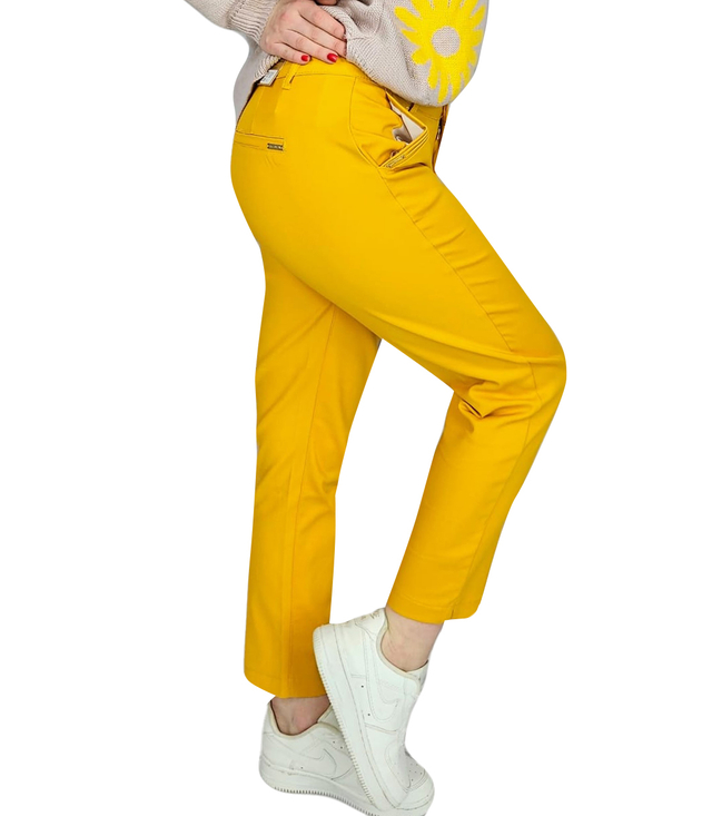 Women's elegant colorful cigarette pants VALERIA