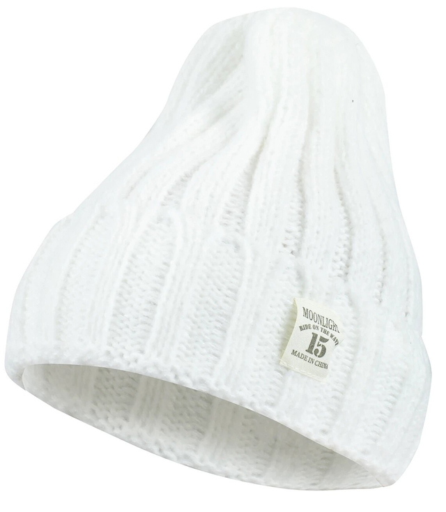 Ciepła czapka unisex Uniwersalna Beanie Jednokolorowa