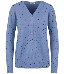 Classic dotted cardigan sweater NELA