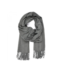 Soft large shawl with tassels uniform classic