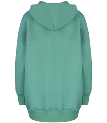 Warm, smooth oversize hooded sweatshirt JANET