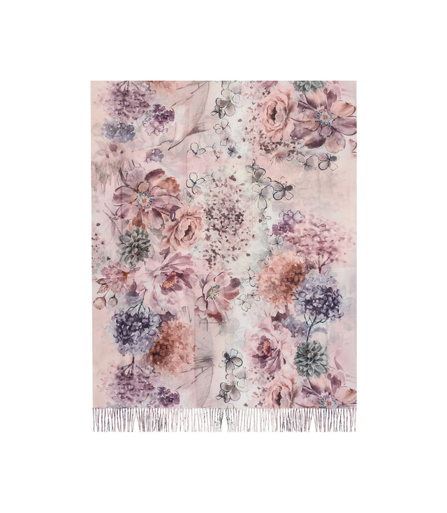Women's floral pattern scarf 180x70