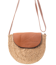 Summer semicircular bag shoulder bag with flap