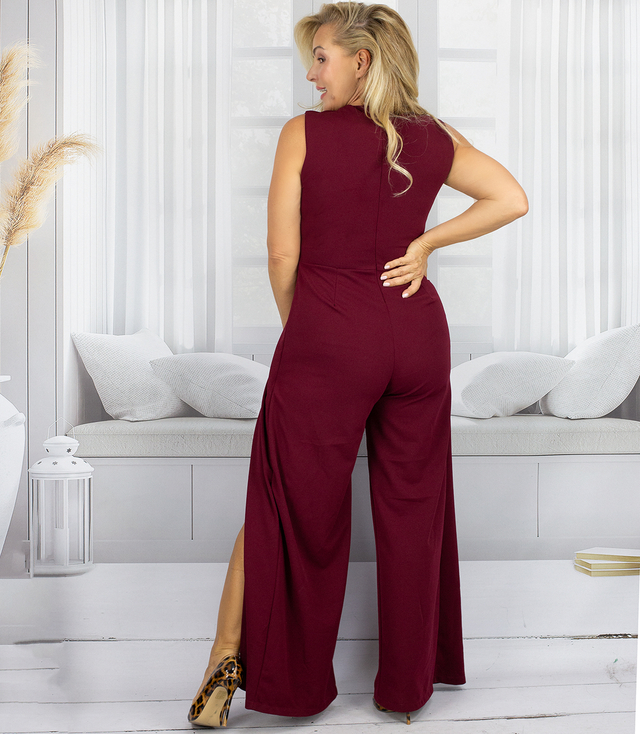 Elegant evening suit wide legs