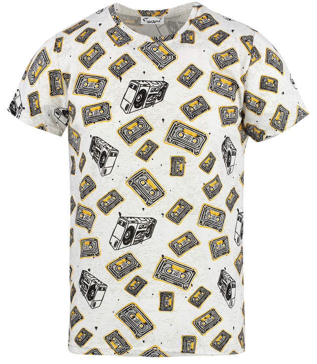 Men's t-shirt, short sleeve, colorful print