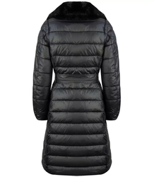 Quilted jacket coat sleeveless 4W1 FUR