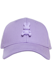 Children's baseball cap decorated with plastic bunny