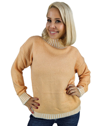 Warm and cozy women's striped sweater autumn winter KEIRA