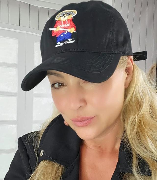 TEDDY bear embroidered baseball cap 