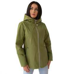 Women's transitional spring hooded jacket LUIZA