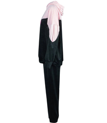 PLUS SIZE velor sports tracksuit set LARA