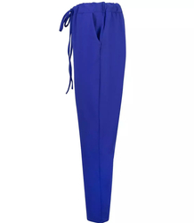 Women's fabric trousers with a BAGGY tab