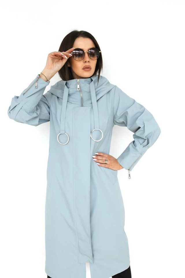 Women's transitional oversize hood coat