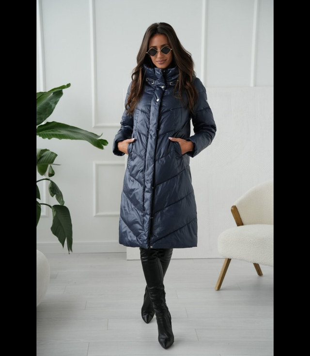 Warm women's winter coat Quilted Insulated MATYLDA