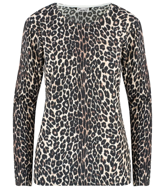 Classic women's leopard sweater VALERIA