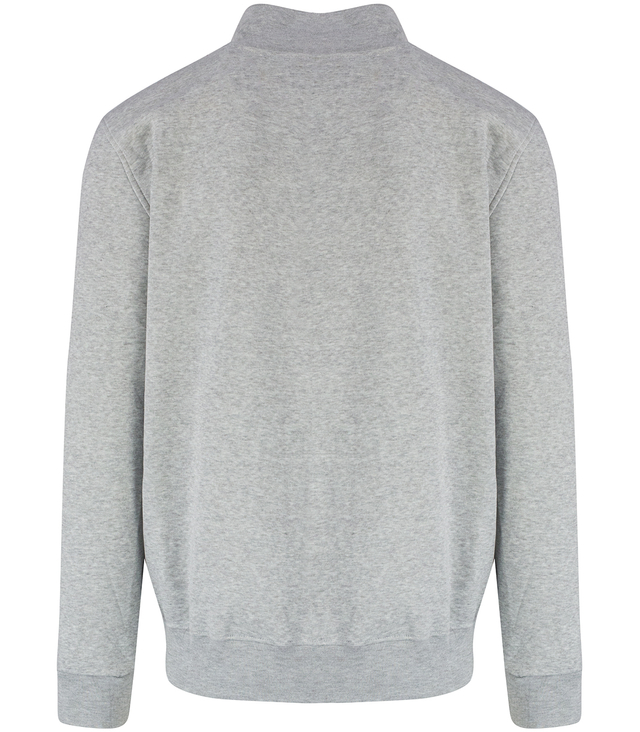 Men's warm, thick zipped sweatshirt with a stand-up collar
