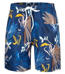 Shorts swim shorts in flowers and leaves