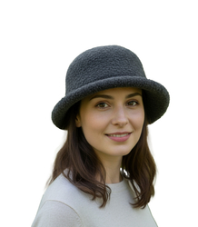 Women's hat made of soft teddy fabric