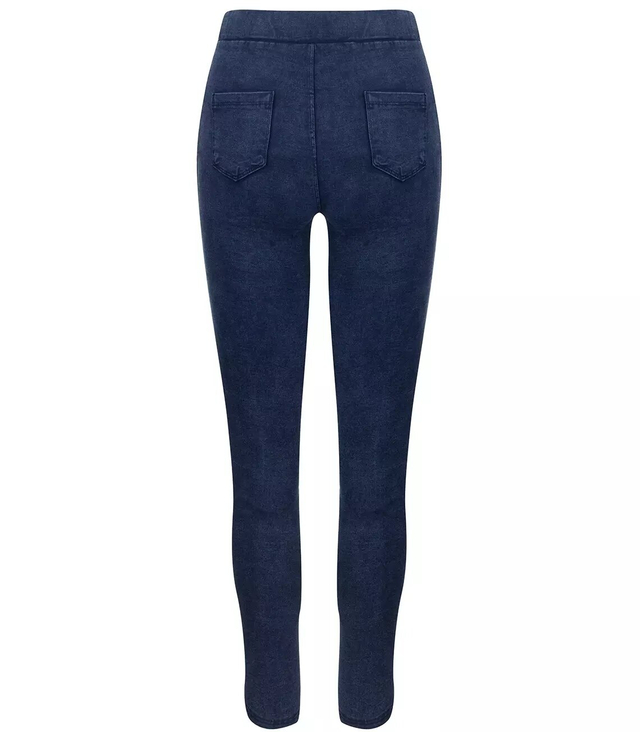 Damskie spodnie jegginsy tregginsy skinny Eleganckie