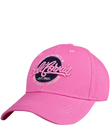 A baseball cap decorated with the inscription CALIFORNIA