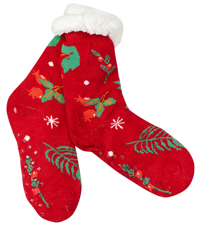 Christmas socks insulated anti-slip socks Gift MIKOLAJ 