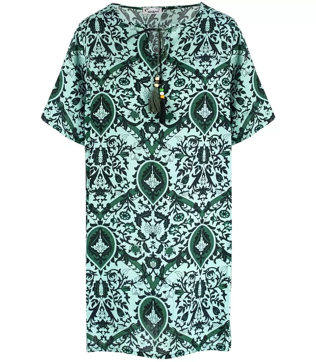 Summer dress loose tunic colorful patterns NINA