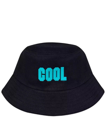 BUCKET HAT hat with COOL lettering