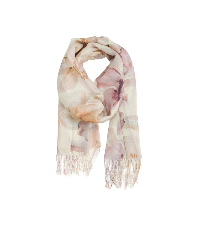 Women's floral pattern scarf 180x70