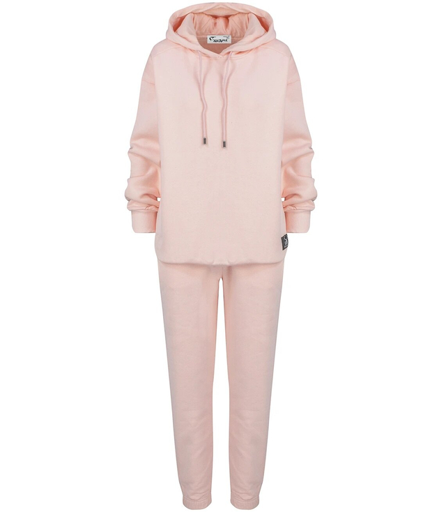 Oversize smooth cotton sports tracksuit MARGARET