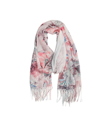 Women's floral pattern scarf 180x70