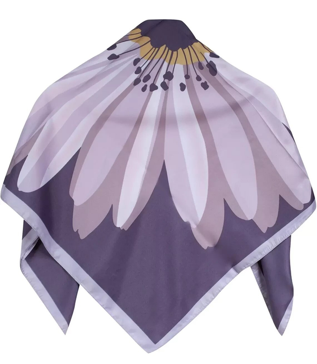 Scarf scarf elegant with huge flower