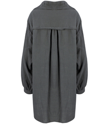 TRINA long, loose muslin shirt
