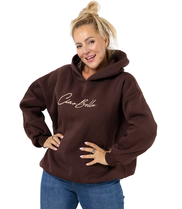 Women's warm hoodie CIAO BELLA