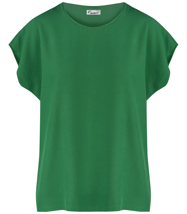 Basic women's seamless box T-shirt SARA blouse