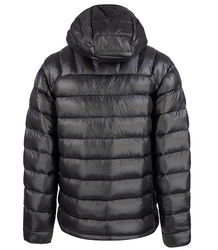 Men's winter quilted jacket with hood 