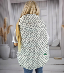 Women's vest. Perfect for autumn. Fashionable TEETER pattern