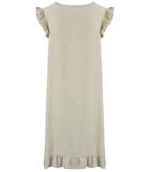 Loose, oversize summer midi dress with ruffles, HONEY