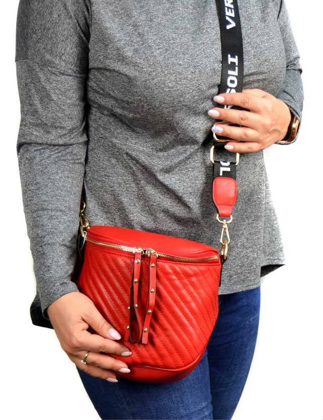 A large hipster crossbody bag