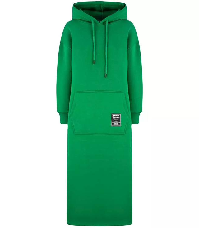 Long sweatshirt oversized tracksuit dress