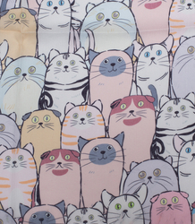 Delicate scarf shawl cats cats warm