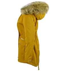 Stylish parka coat winter 2in1 teddy bear